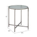 Vetro Side Table Silver