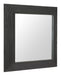 Kare Mirror Black
