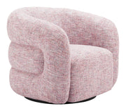Refine Swivel Chair Pink Tweed