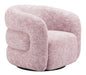 Refine Swivel Chair Pink Tweed