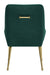 Maxine Dining Chair Green & Gold