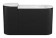 Ormara Console Table Set (2-Piece) White & Black