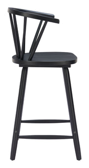 Stenger Counter Stool (Set of 2) Black
