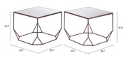 Arzon Coffee Table Set (2-Piece) Bronze