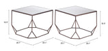 Arzon Coffee Table Set (2-Piece) Bronze