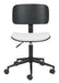 Duravel Office Chair White & Black
