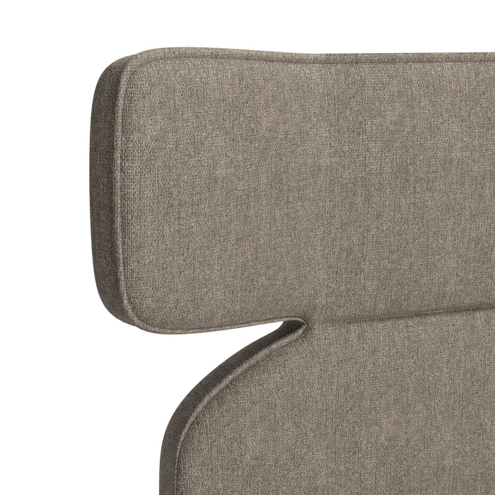 Dusa King Bed Olive Brown