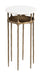 Bild Side Table White & Brass