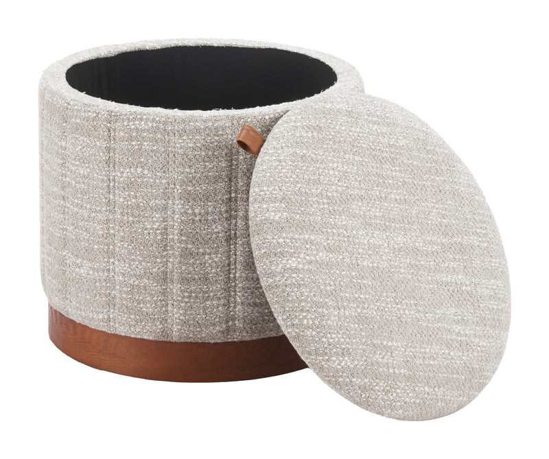 Fije Storage Ottoman Gray