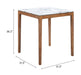 Eva Counter Table White