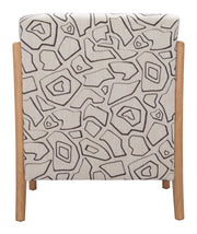 Runa Accent Chair Beige & Natural