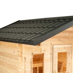 Georgian Cabin Sauna with Porch