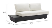 Tien LHF Loveseat Beige