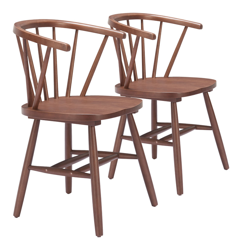 Stenger Dining Chair (Set of 2) Walnut