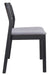 Desdamona Dining Chair (Set of 2) Gray & Black