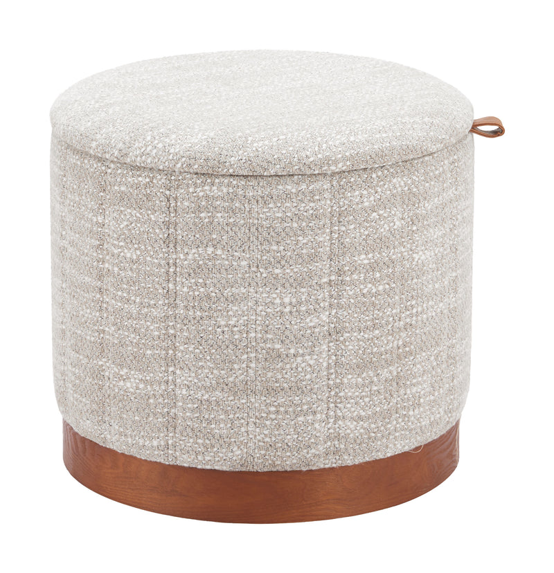 Fije Storage Ottoman Gray