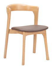 Pioro Dining Chair (Set of 2) Brown & Natural