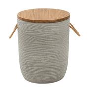 Biban Side Table Natural & Gray