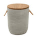 Biban Side Table Natural & Gray