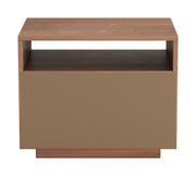 Slit Nightstand Walnut
