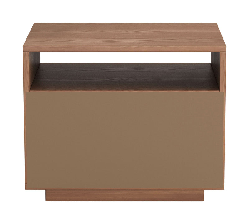 Slit Nightstand Walnut