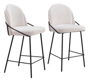 Jambi Counter Stool (Set of 2) Ivory