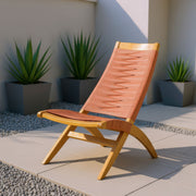 Rova Lounge Chair Terracotta