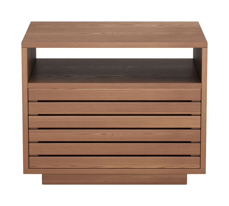 Slit Nightstand Walnut