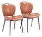 Terrence Dining Chair (Set of 2) Vintage Brown