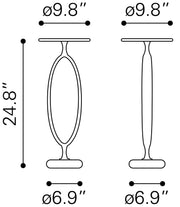 Bonita Accent Table Bronze