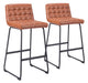 Pago Barstool (Set of 2) Brown