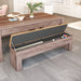 Bonker Storage Bench (Set of 2) Brown