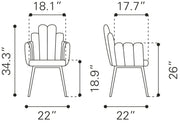Noosa Dining Chair (Set of 2) Ivory