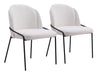 Jambi Dining Chair (Set of 2) Ivory