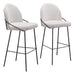 Jambi Barstool (Set of 2) Ivory