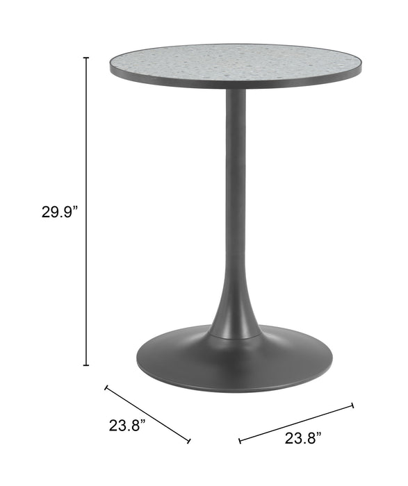 Bite Bistro Table Gray & Black