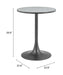 Bite Bistro Table Gray & Black