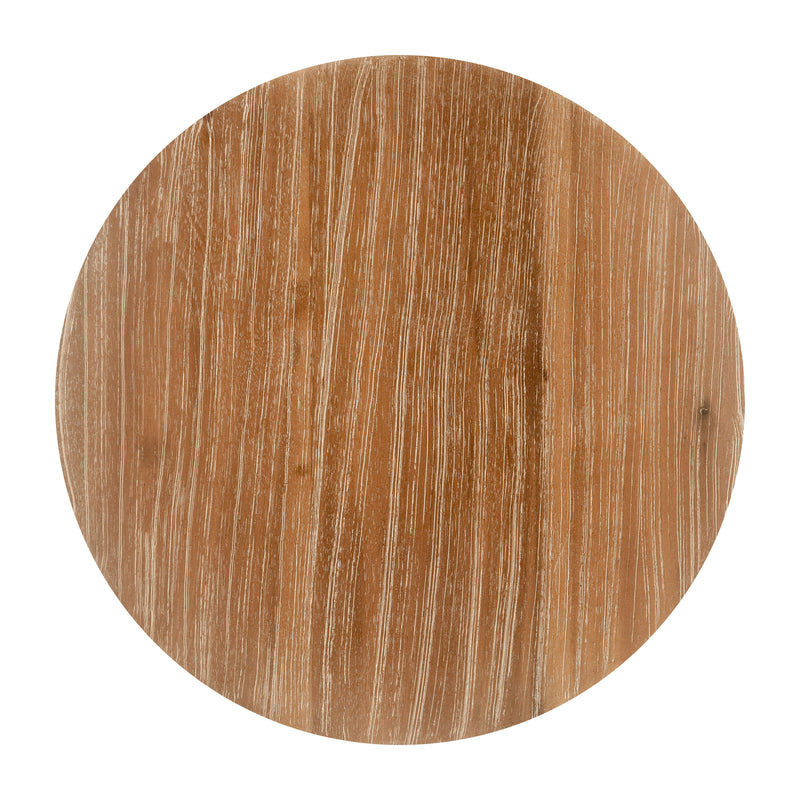 Biban Side Table Natural & Gray