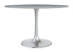 Star City Dining Table Gray & Silver