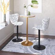 Bite Bar Table Beige & Gold