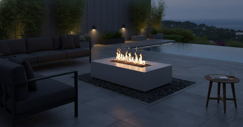 Concrete Cornhole 60x36' Elemental Narrow Fire pit