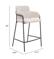 Marcel Counter Stool (Set of 2) Cream