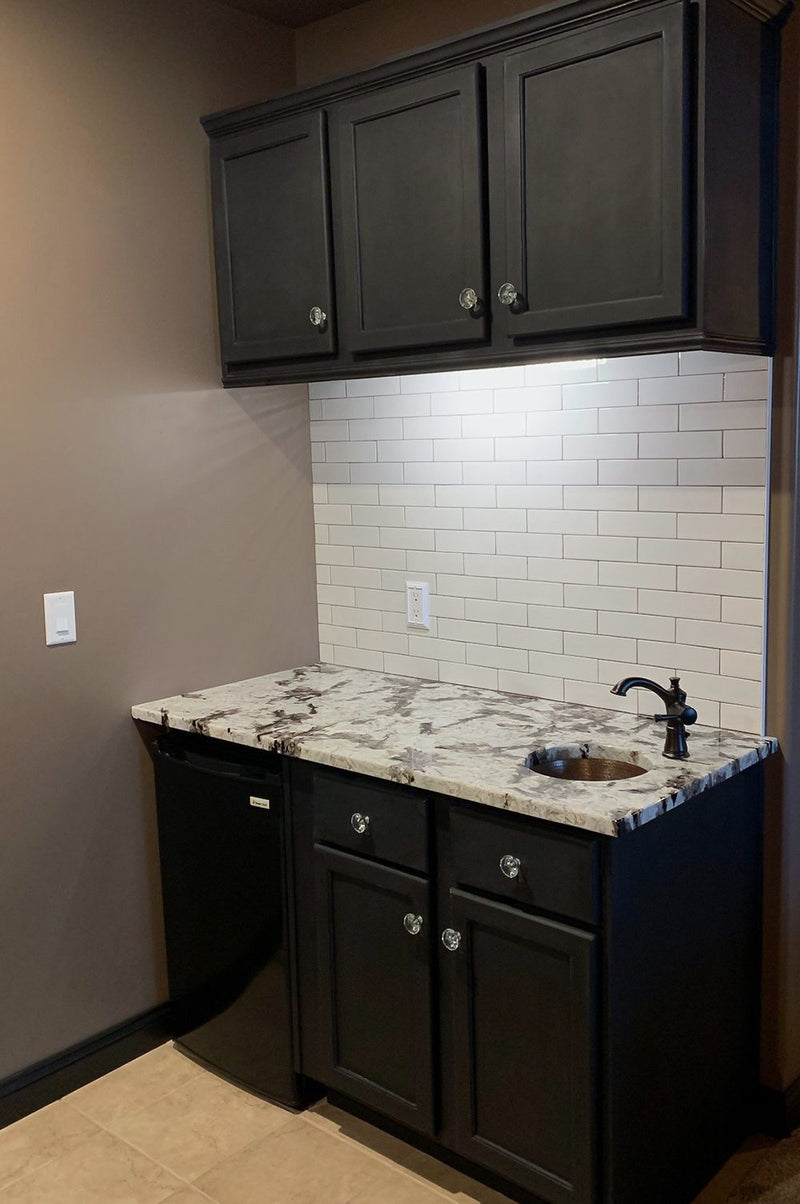 12" Round Hammered Copper Bar Sink w/ 2" Drain Opening