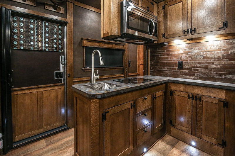 15" Square Hammered Copper Bar/Prep Sink