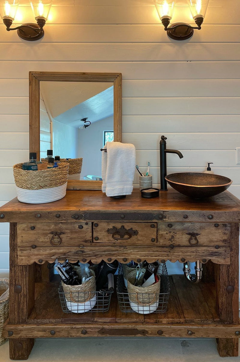 16" Round Hand Forged Old World Copper Premium Vessel Sink