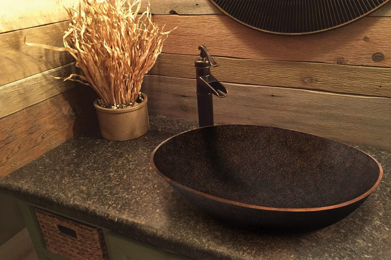 17" Oval Vessel Terra Firma Sink