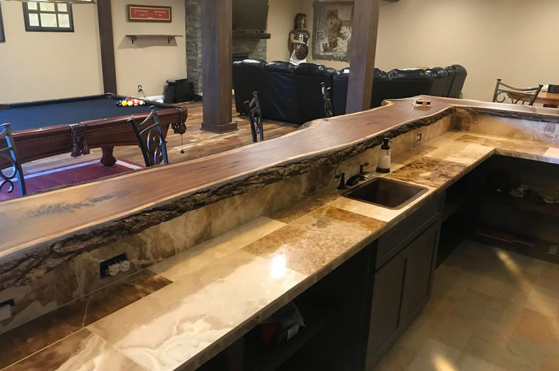 17" Rectangle Copper Bar Sink