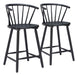 Stenger Counter Stool (Set of 2) Black