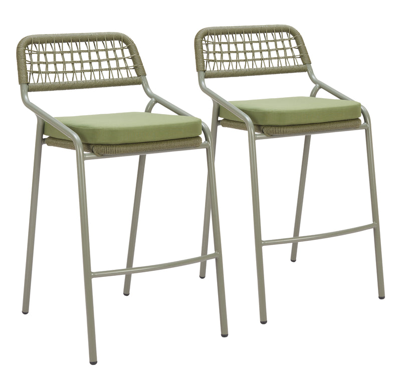 Rio Barstool (Set of 2) Green