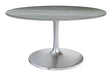 Star City Dining Table (60") Gray & Silver
